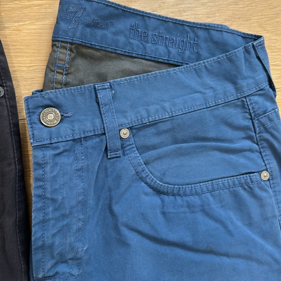 3 - Men’s Slim Straight Jeans - Joe’s , AG , 7 For All Mankind - Picture 5 of 11